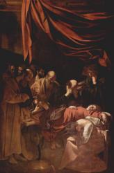 Michelangelo Caravaggio: Mária halála